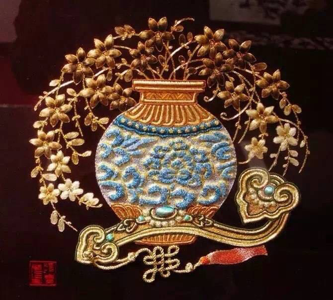 起源于唐代·潮绣 】