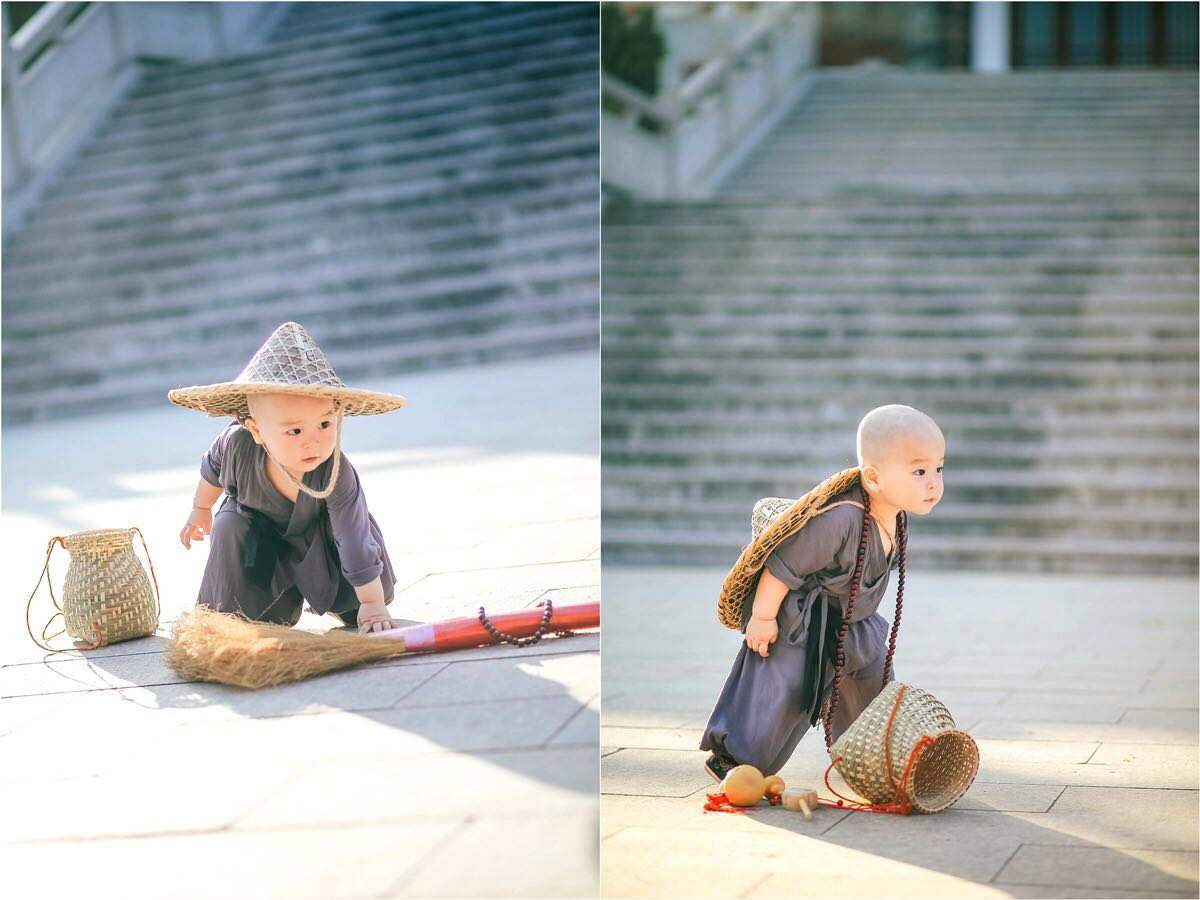 一休小和尚这个小和尚太可爱了