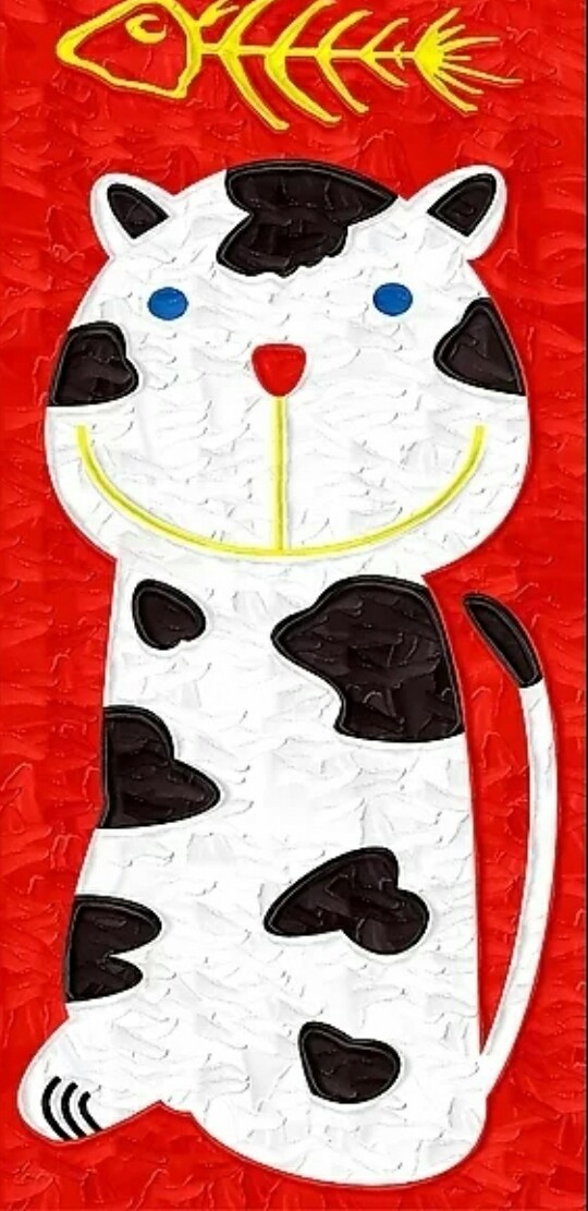 可爱猫咪装饰画欣赏