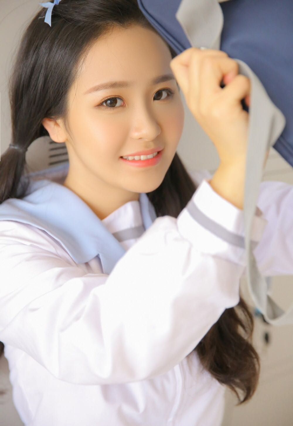 可爱文艺美女小妹妹制服青春邻家柔情写真