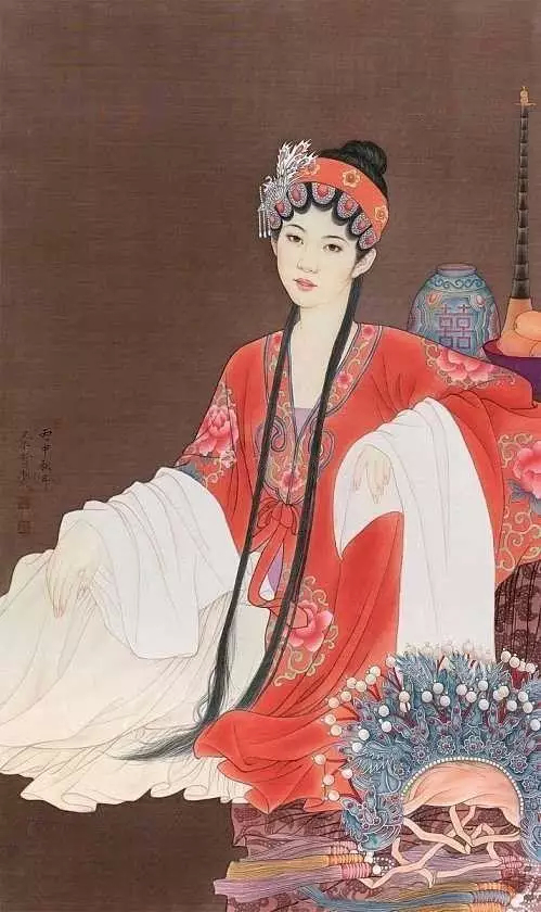 当代国画家徐鹤推荐~崔景哲工笔人物锁屏壁纸集锦