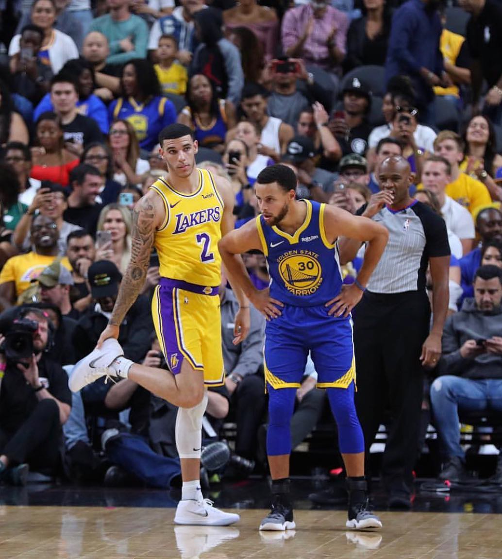 勇士湖人比赛图集