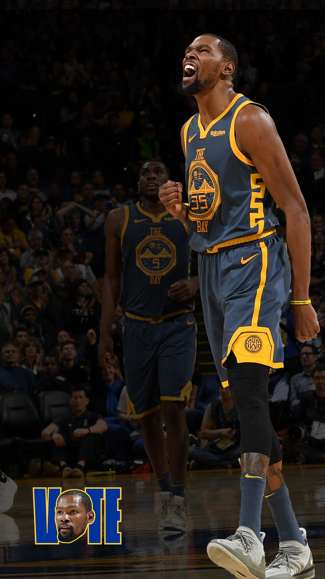 金州勇士五巨头壁纸