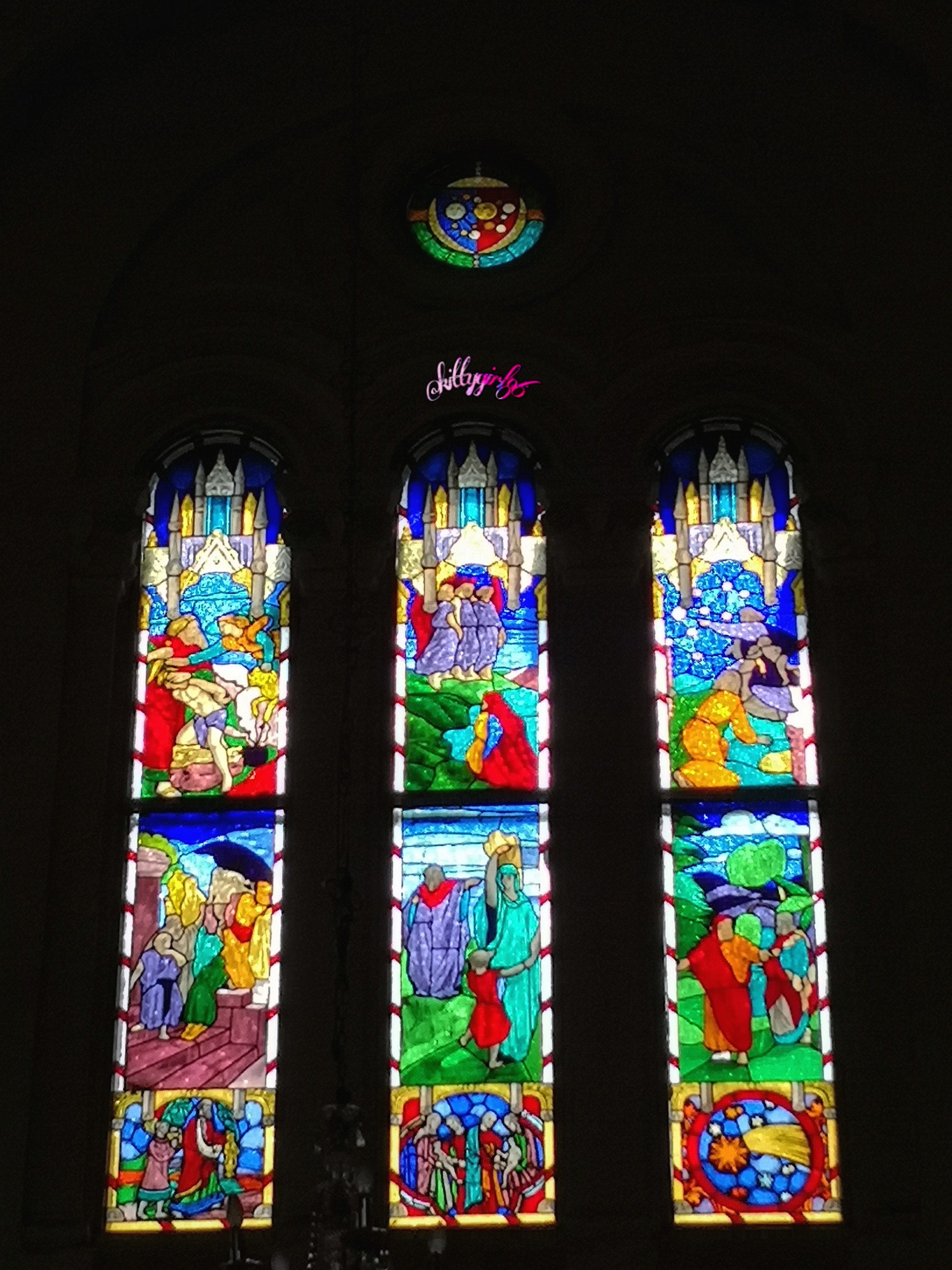 天津西开教堂彩绘玻璃3(手机原创摄影作品)
