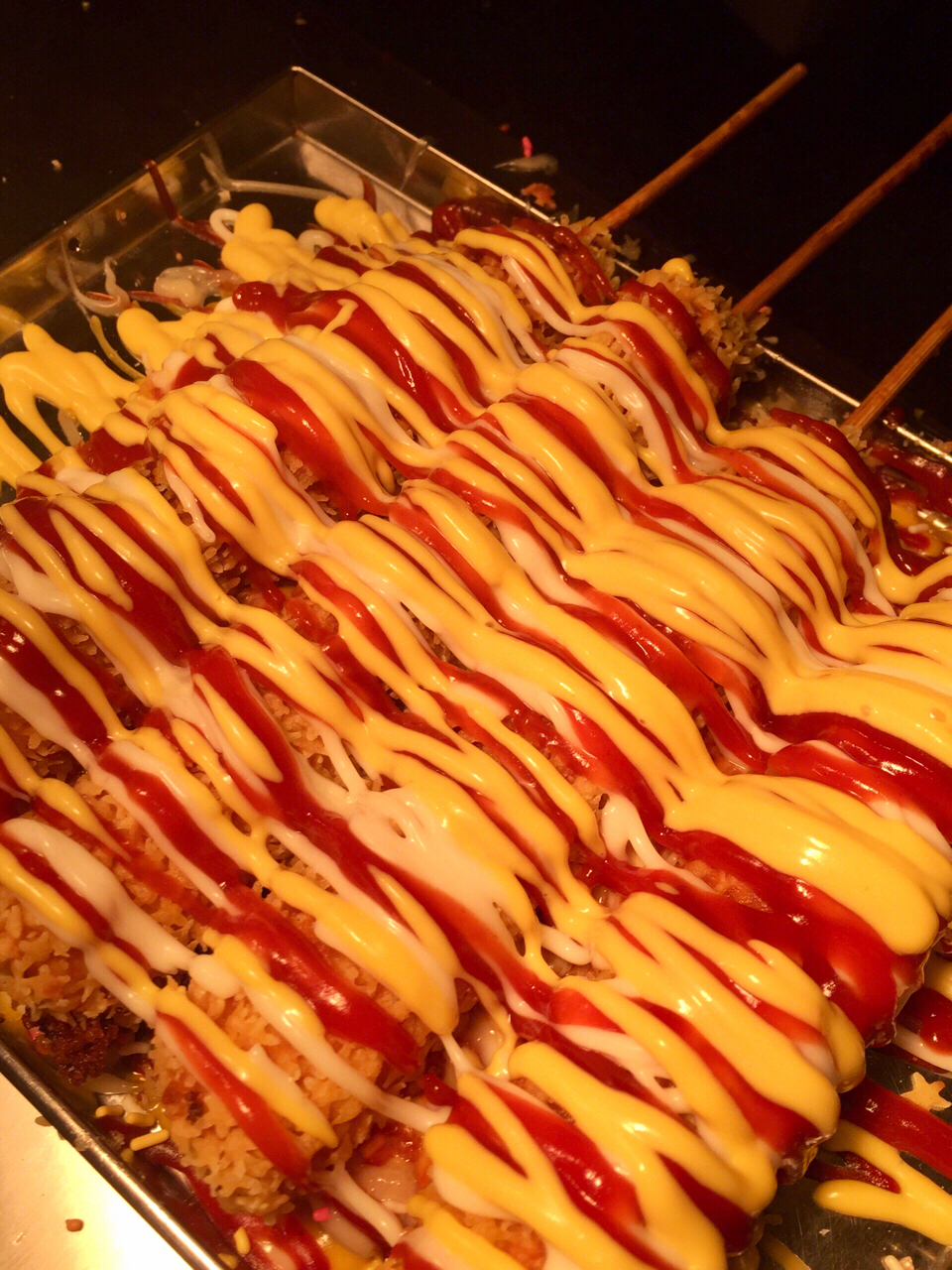 美味的芝士热狗棒,居然可以拉丝70厘米.