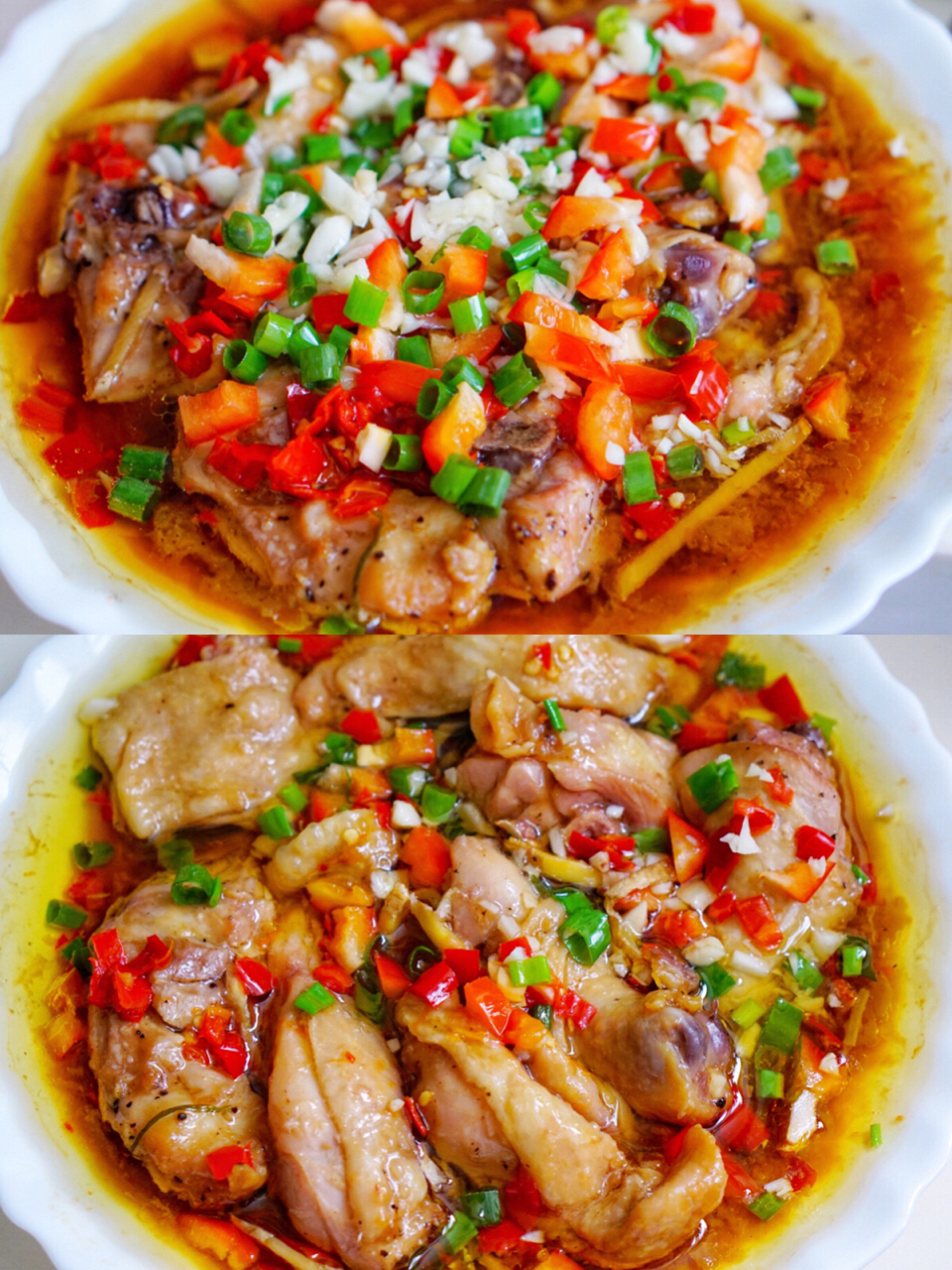 无敌滑嫩多汁的剁椒鸡腿,手残党必学的超美味做法.