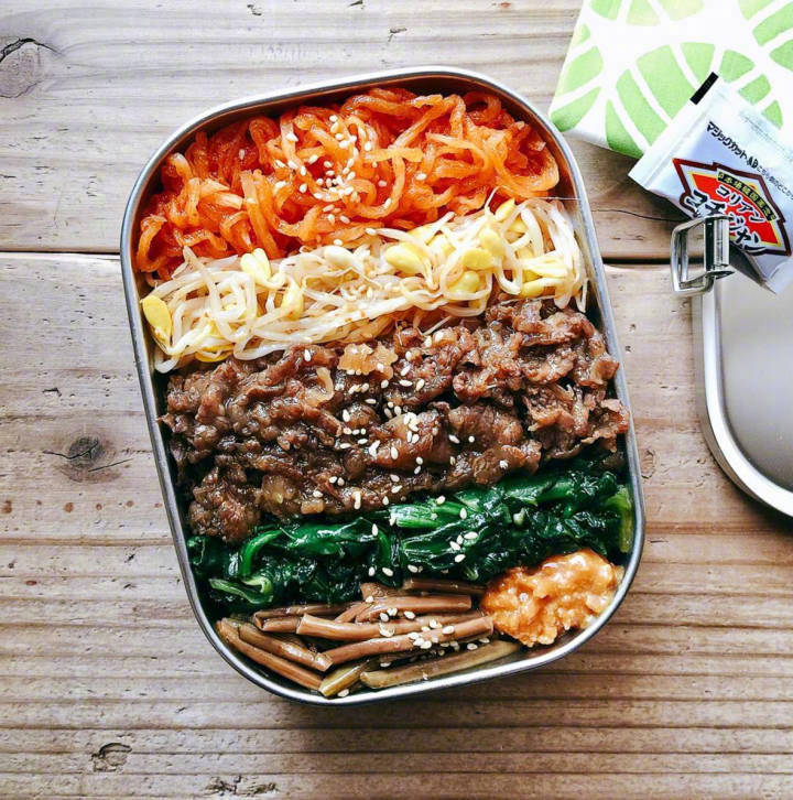 美味的便当美食,丰盛的晚餐,太有食欲了.