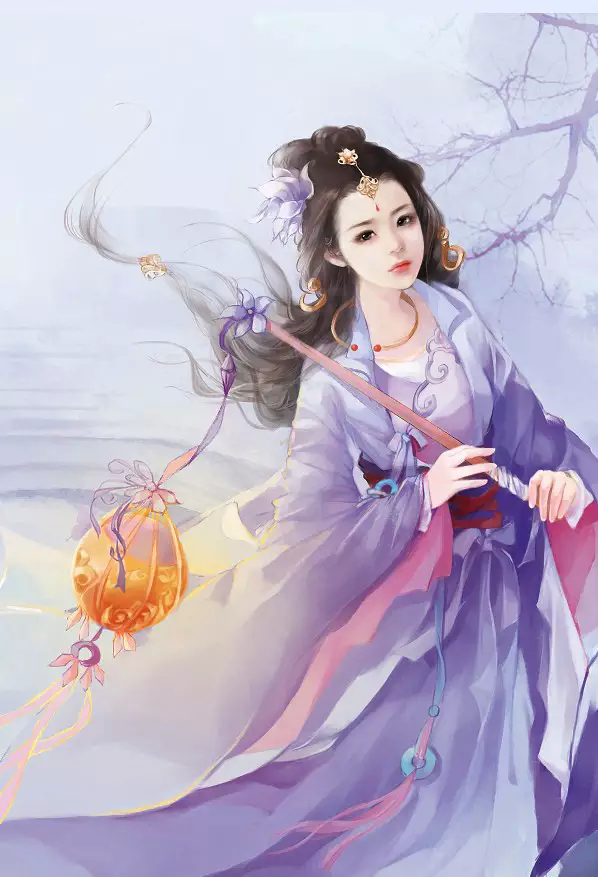 当代国画家徐鹤推荐唯美古风人物插画锁屏壁纸