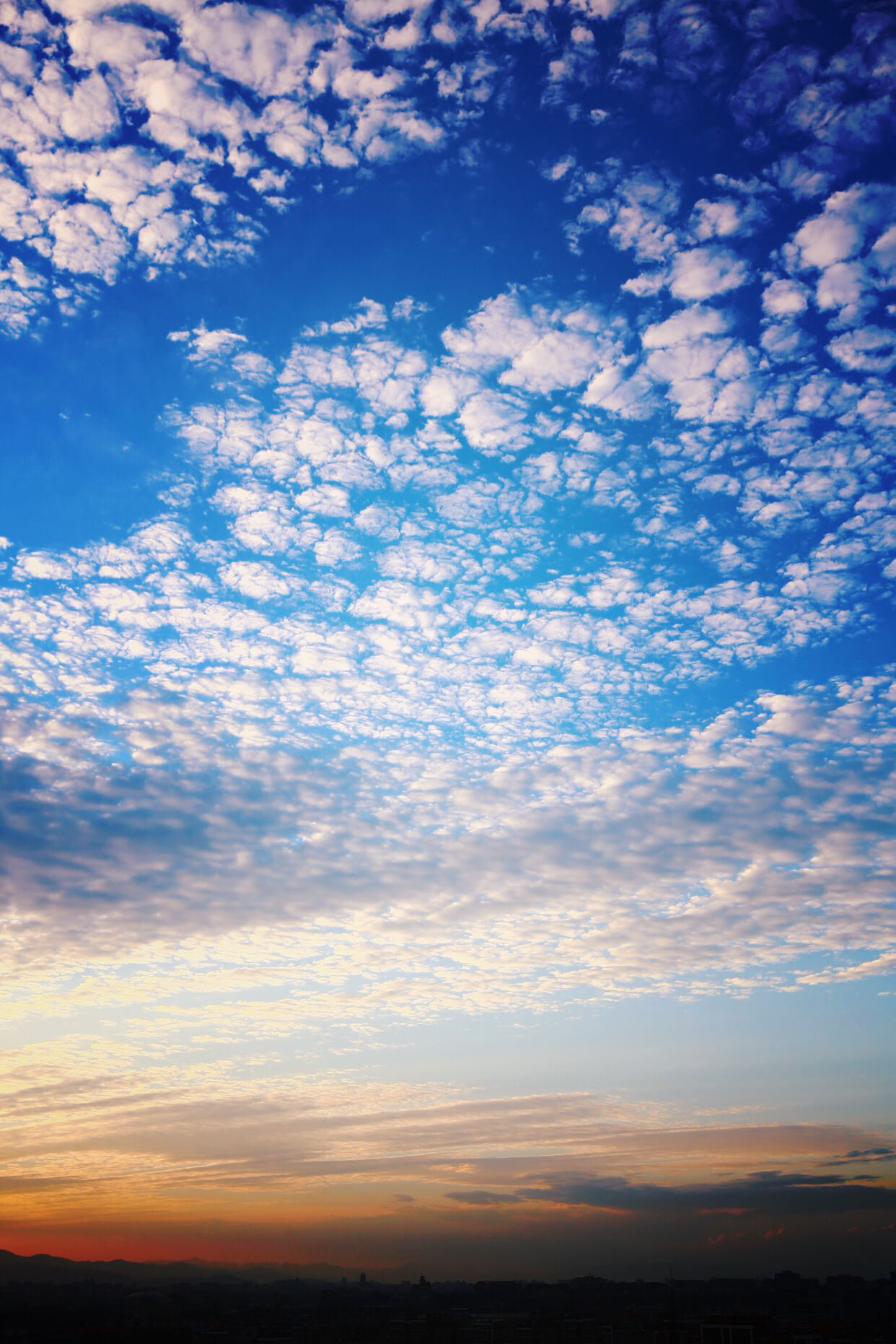 北京夏末秋初的绝美晚霞!摄于2018.9.