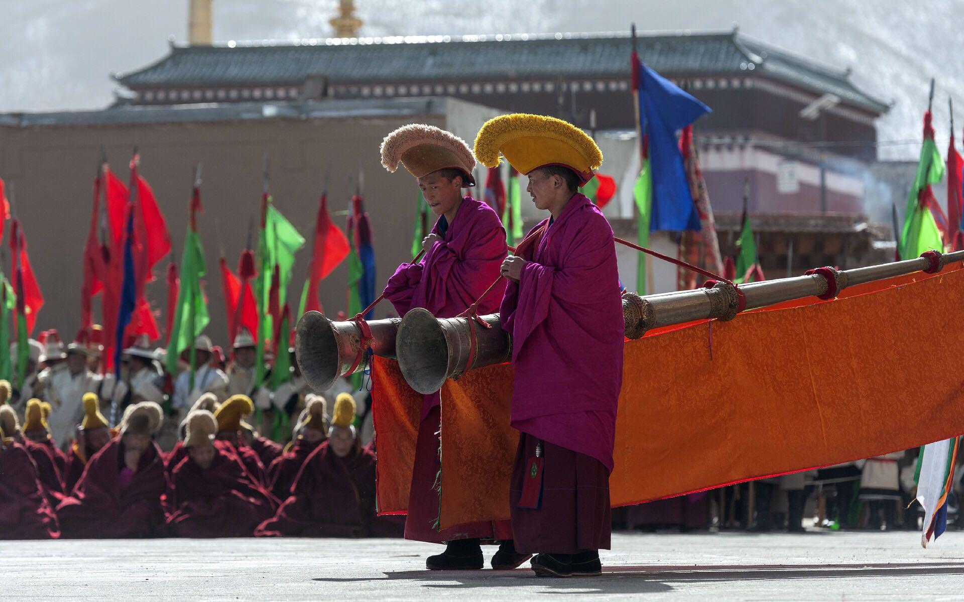 西仓寺亮宝节法舞表演