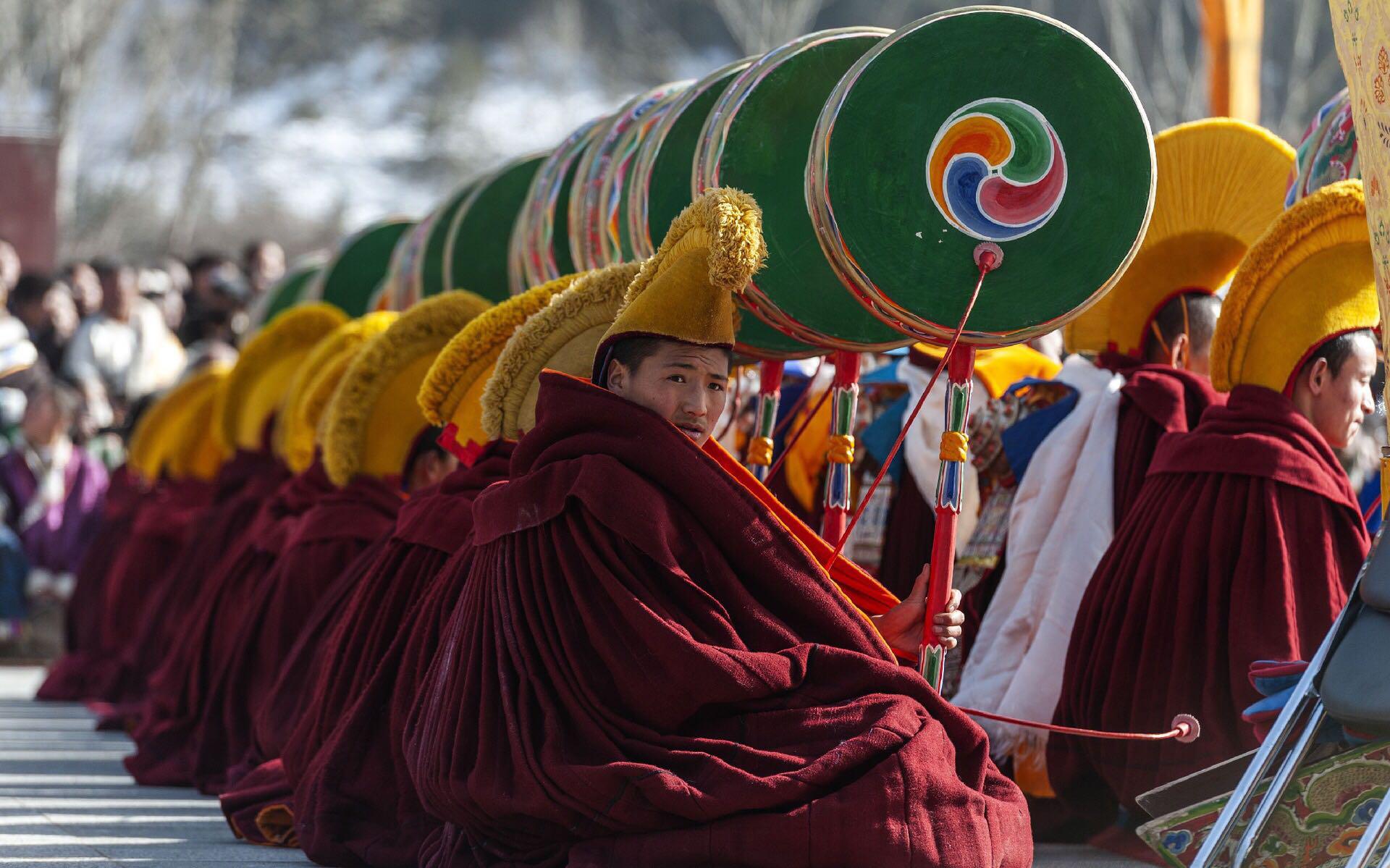 西仓寺亮宝节法舞表演