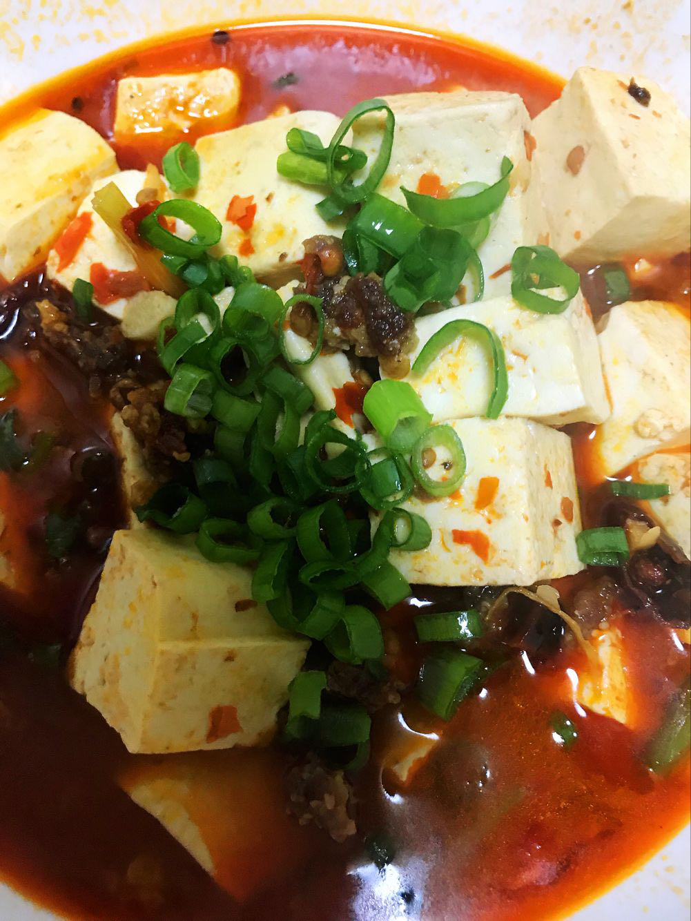 味道"销魂"的麻辣水煮豆腐