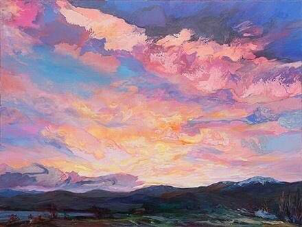 水彩七彩祥云676767