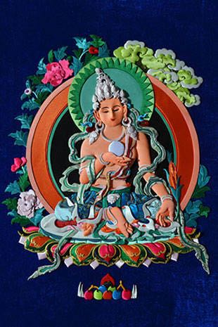 堆绣是唐卡的一种又叫剪贴补花