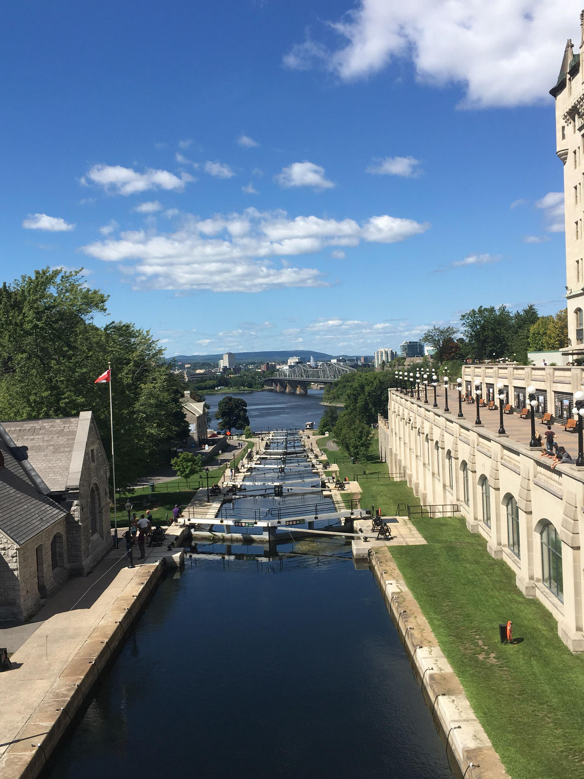 渥太华丽多运河风光【手机原创摄影】