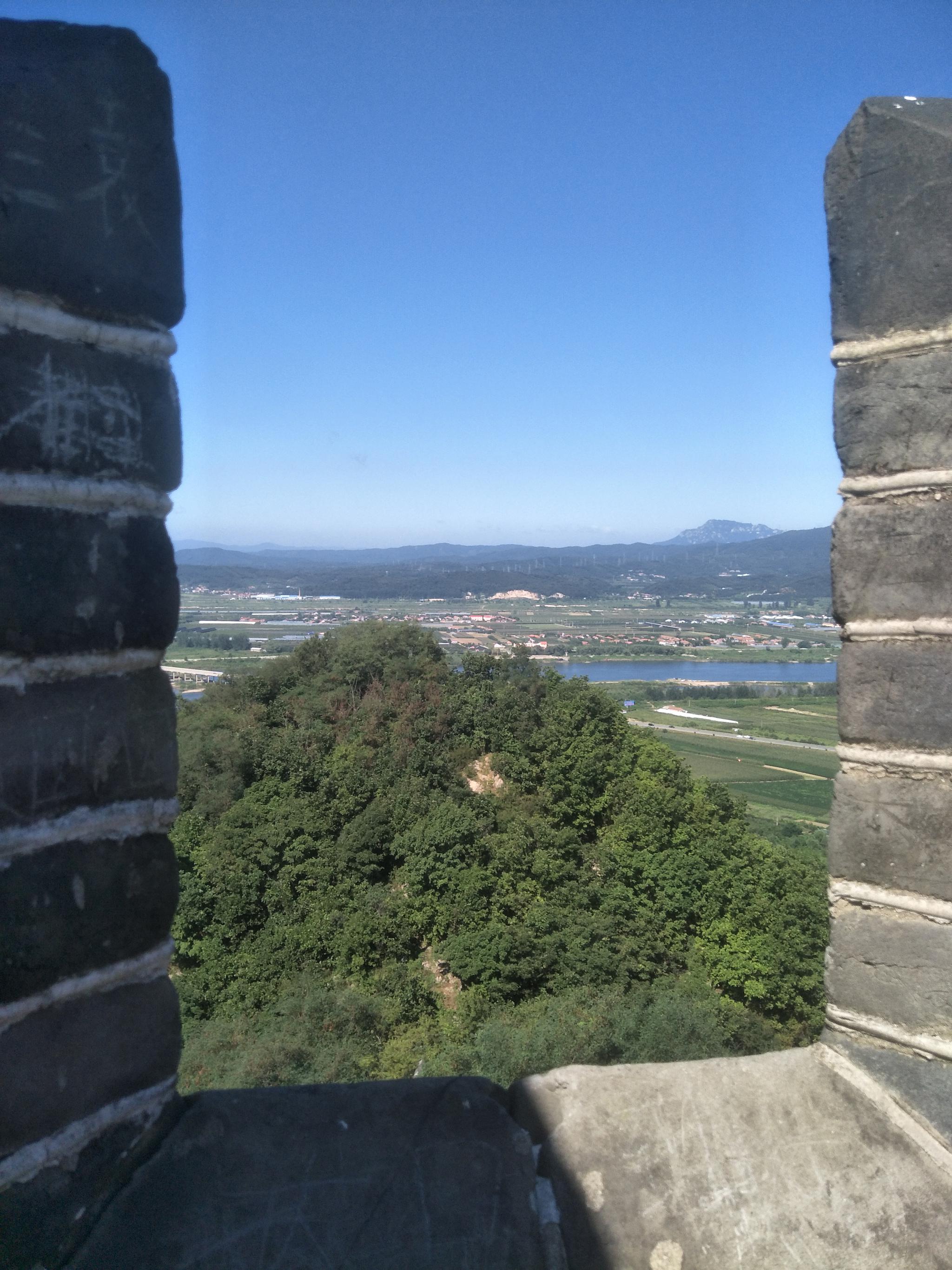 丹东虎山长城万里长城东端起点,原创摄影