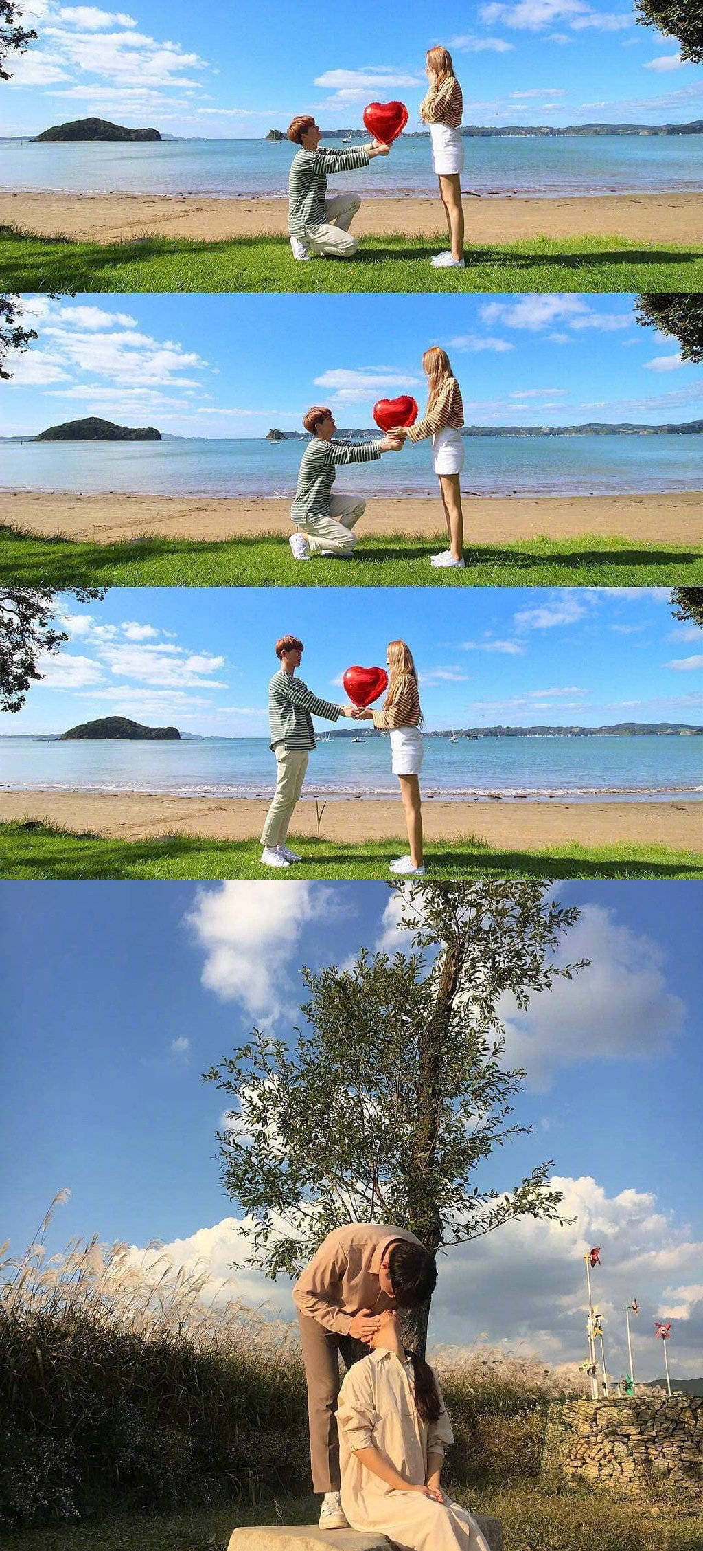 情侣比较有意思的一些拍照姿势