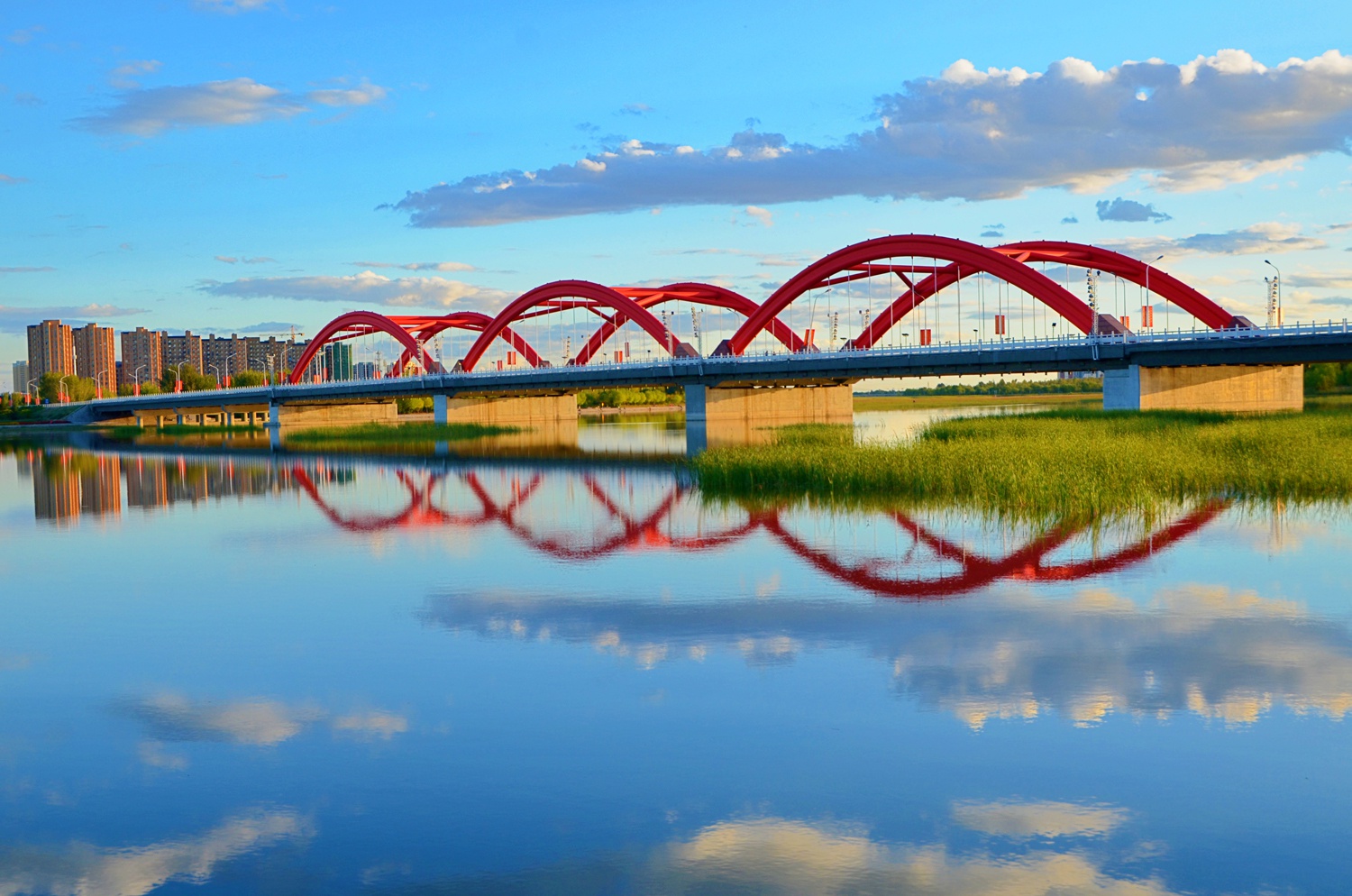 美丽的彩虹桥金光,原创拍摄