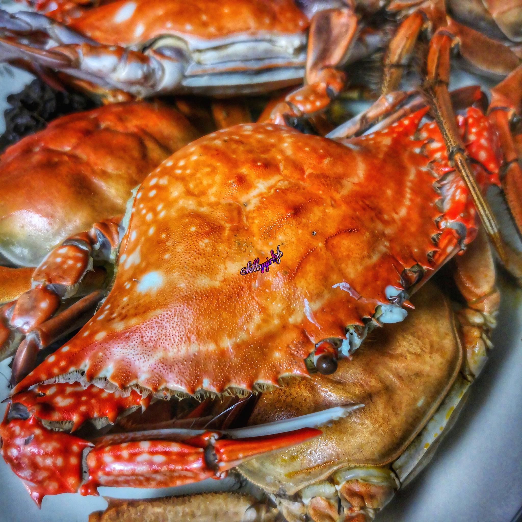 鲜美的河蟹和海蟹!(手机原创摄影作品)