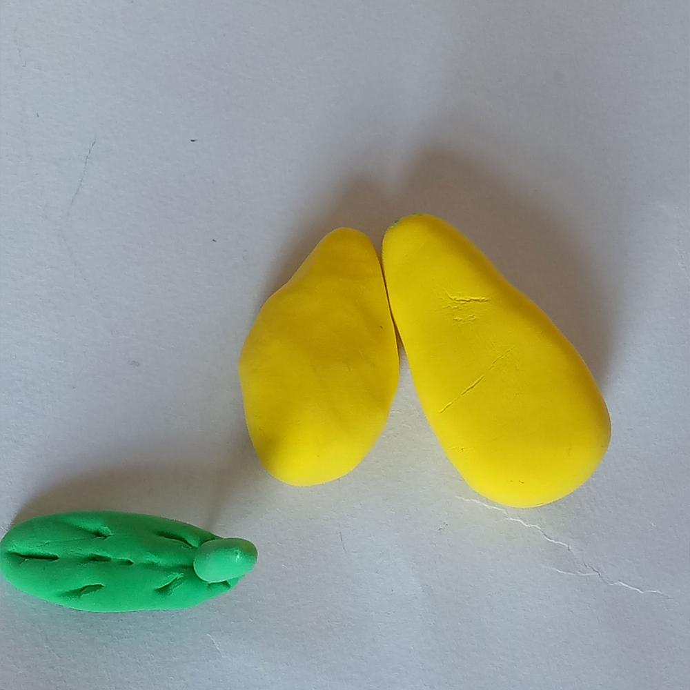 水果芒果的橡皮泥亲子diy手工小课堂制作教程