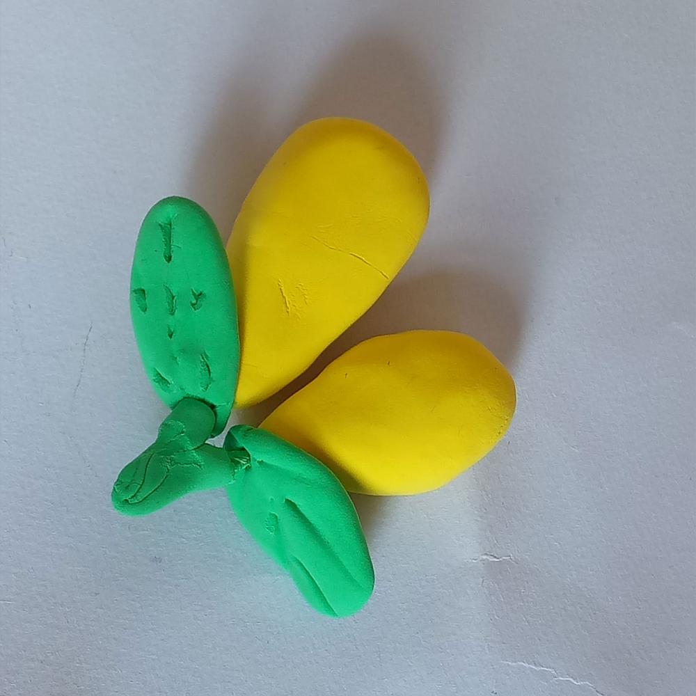 水果芒果的橡皮泥亲子diy手工小课堂制作教程