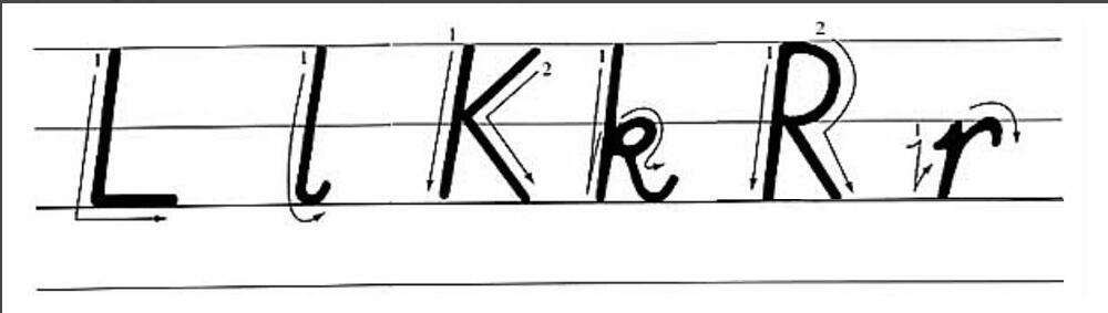 ①字母a,d,g,o,q等上端必须封闭,不可开口;要注意书写的规范!