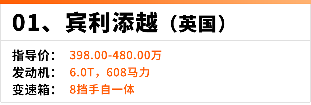 各国最贵的SUV，能拥有一辆绝对是人生赢家！