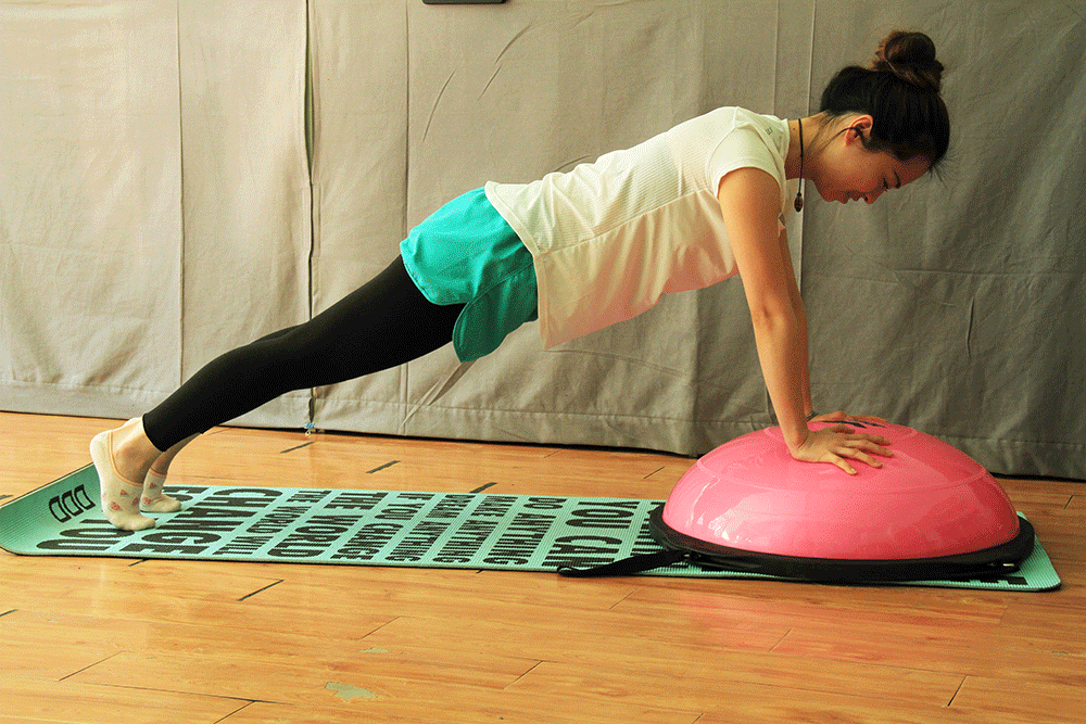 平衡与塑形之bosu球评测|瑜伽球|训练|波速_新浪新闻