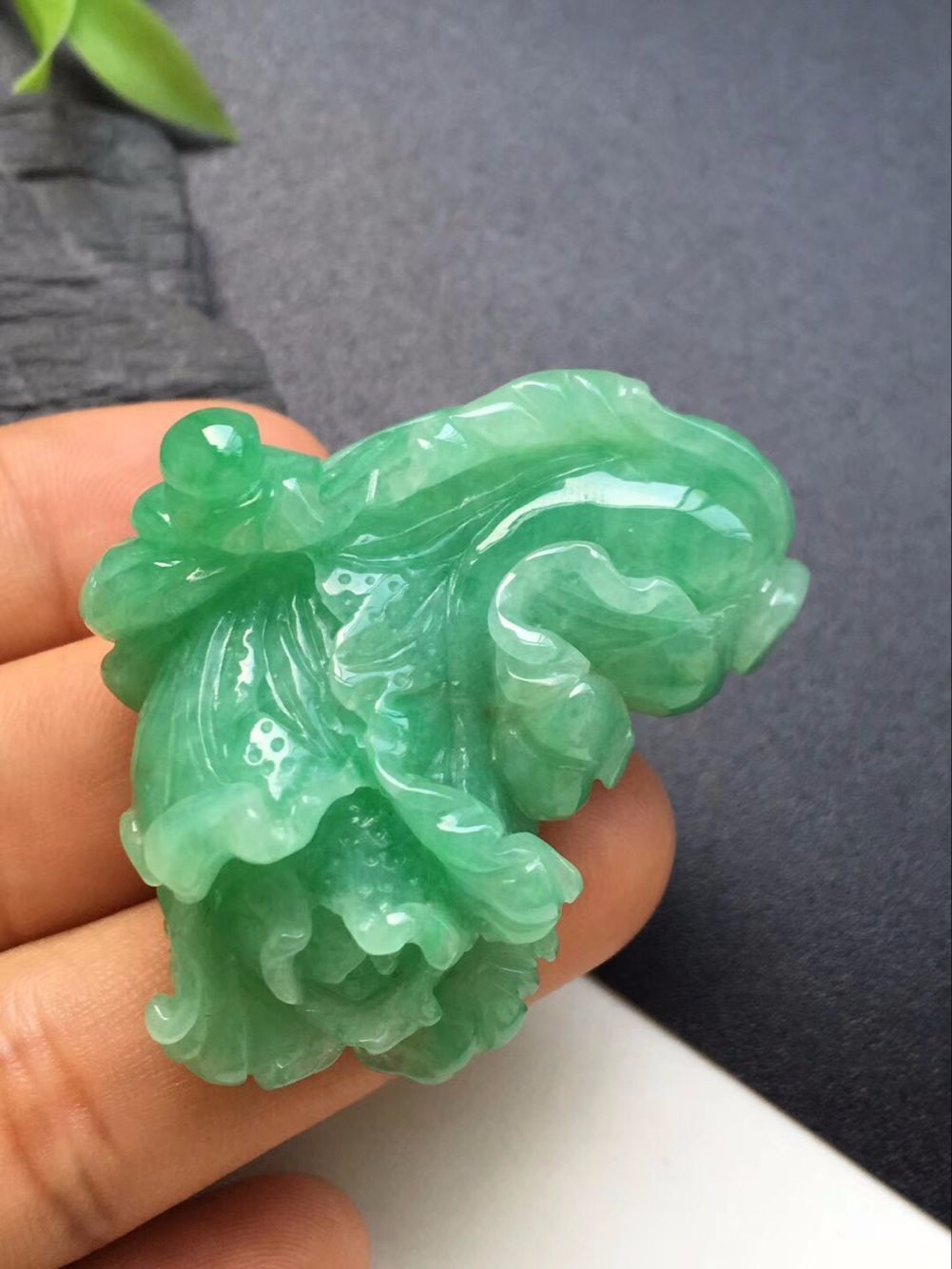 缅甸翡翠玉白菜欣赏