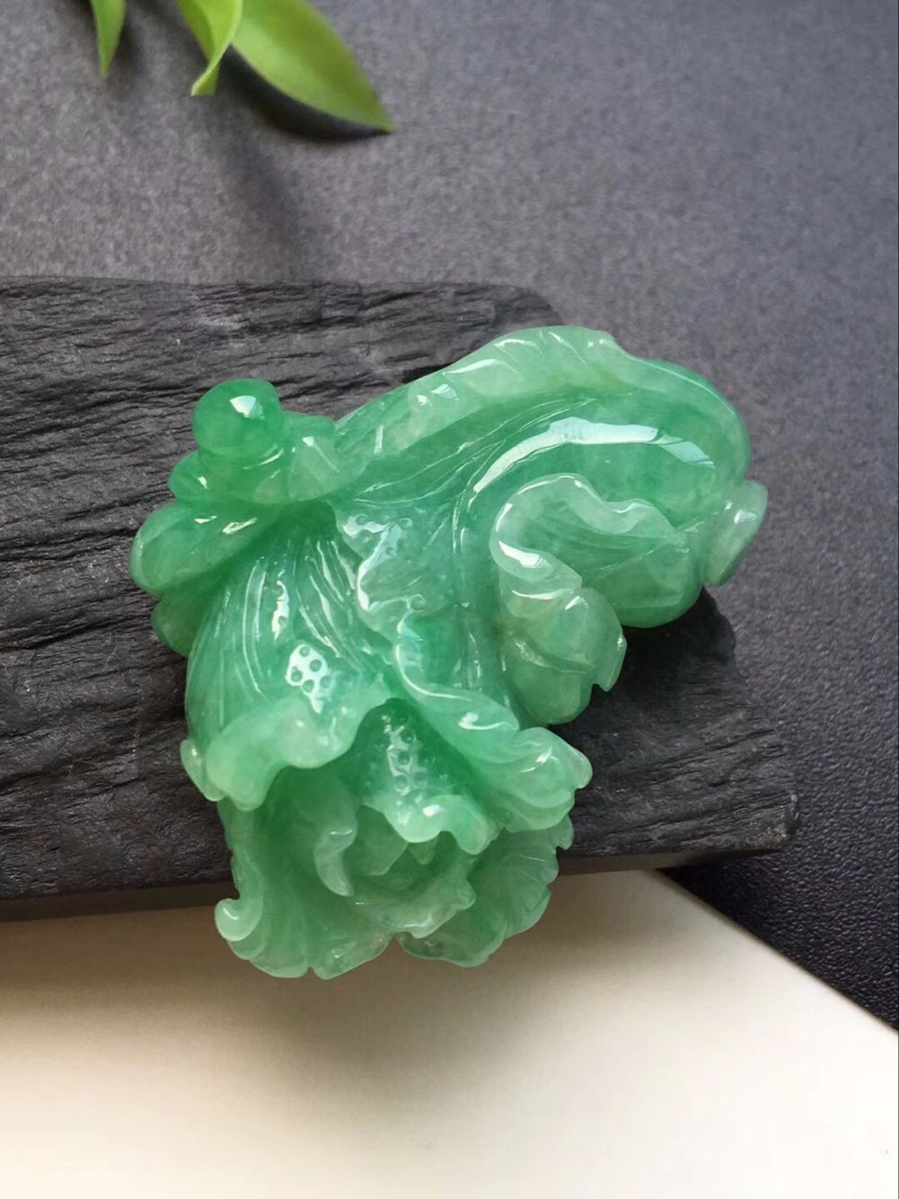 缅甸翡翠玉白菜欣赏