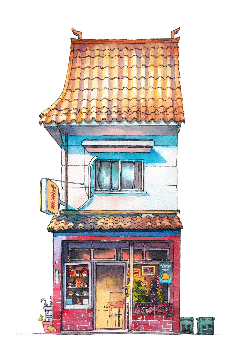 东京小铺系列插画 ‖.mateusz urbanowicz