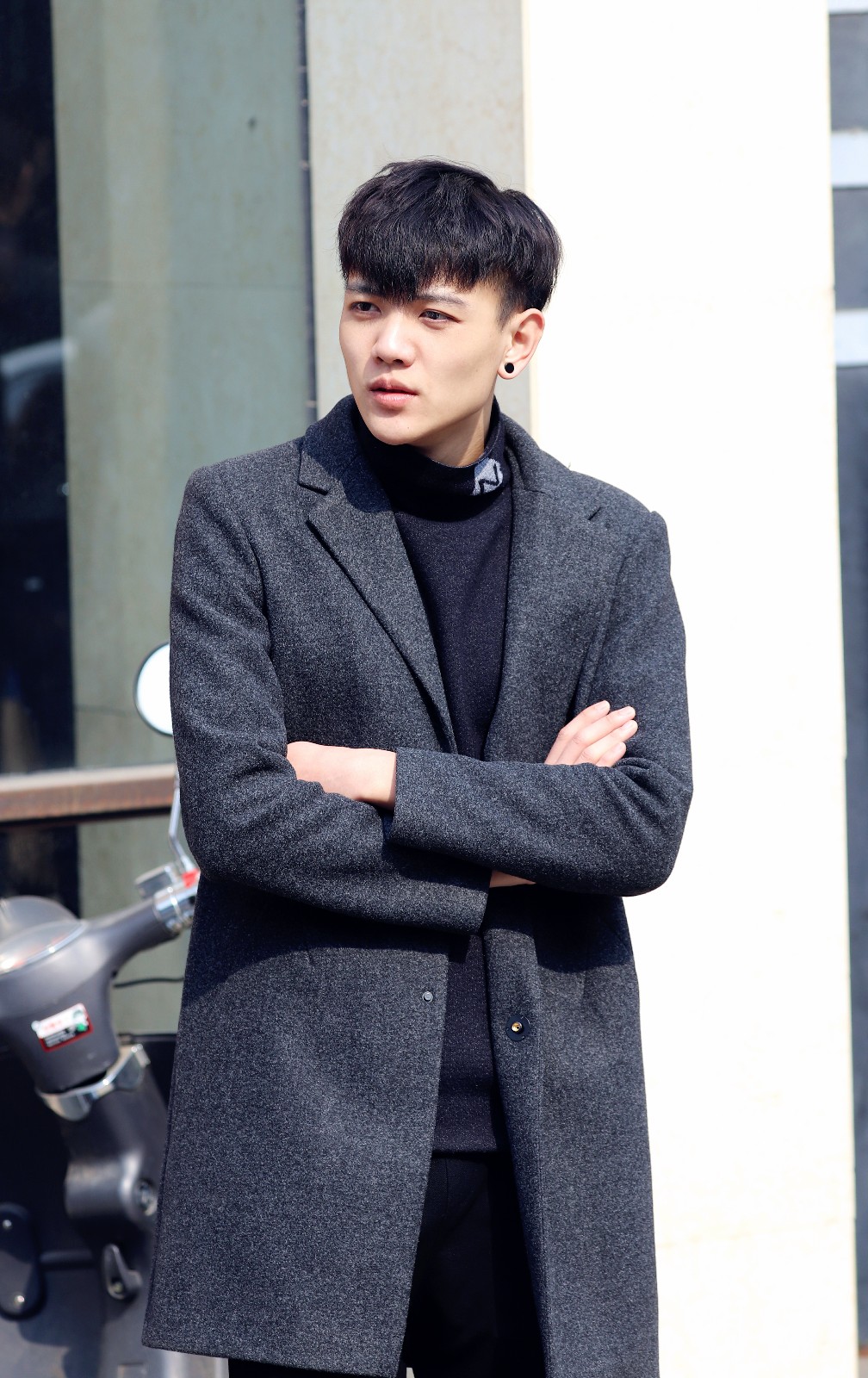 北京798街拍:看到这么多身高都在180cm往上的帅哥,好开心哦