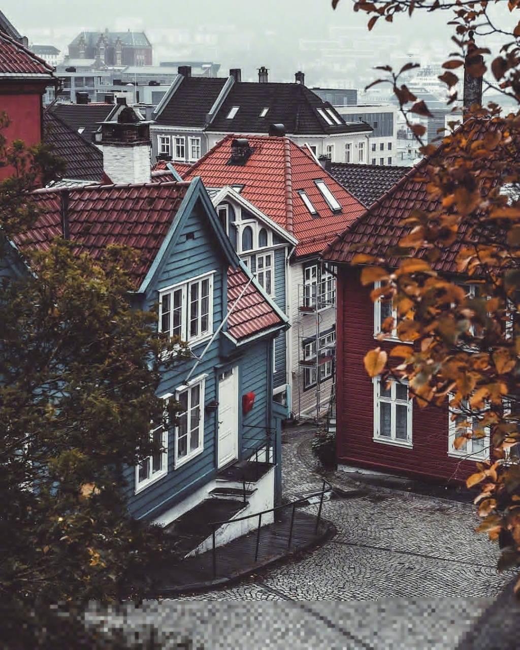 北欧小镇卑尔根,一座充满色彩的城市,一种不同于都市喧嚣的节奏