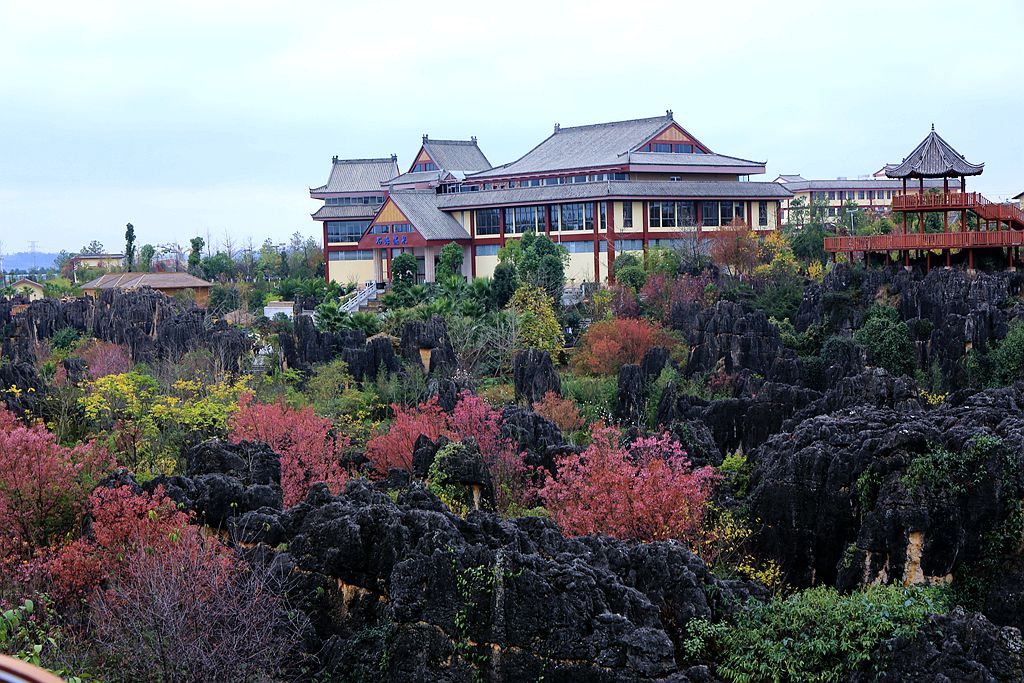 昆明石林杏林大观园风光