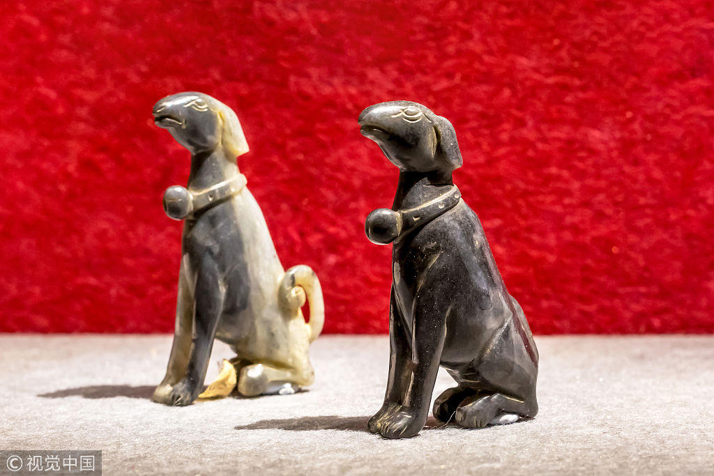 江苏南京:博物馆也"疯狂" ,狗年幸运狗文物特展