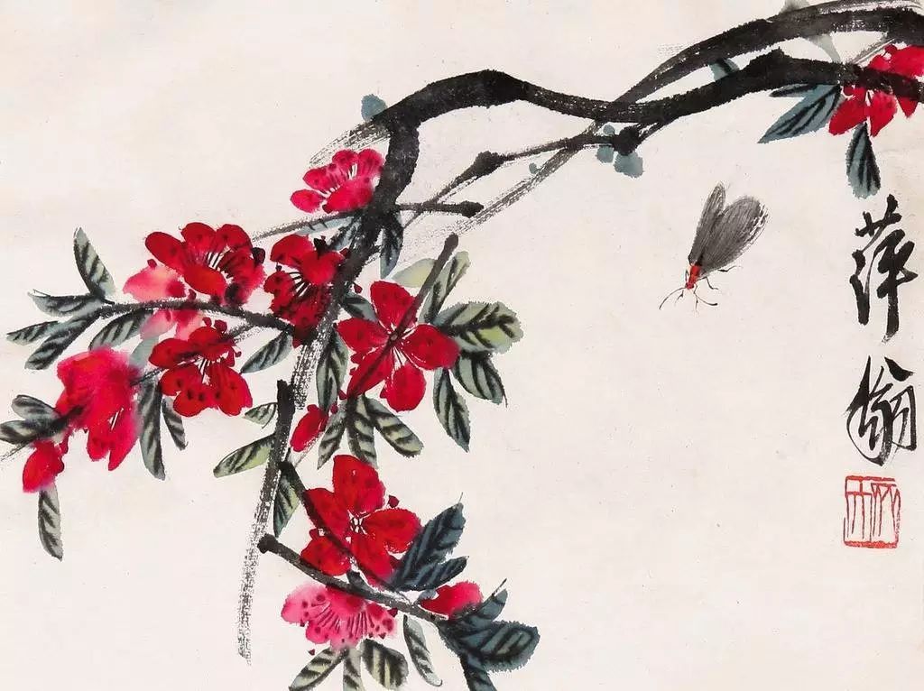齐白石的桃花:十里春光醉
