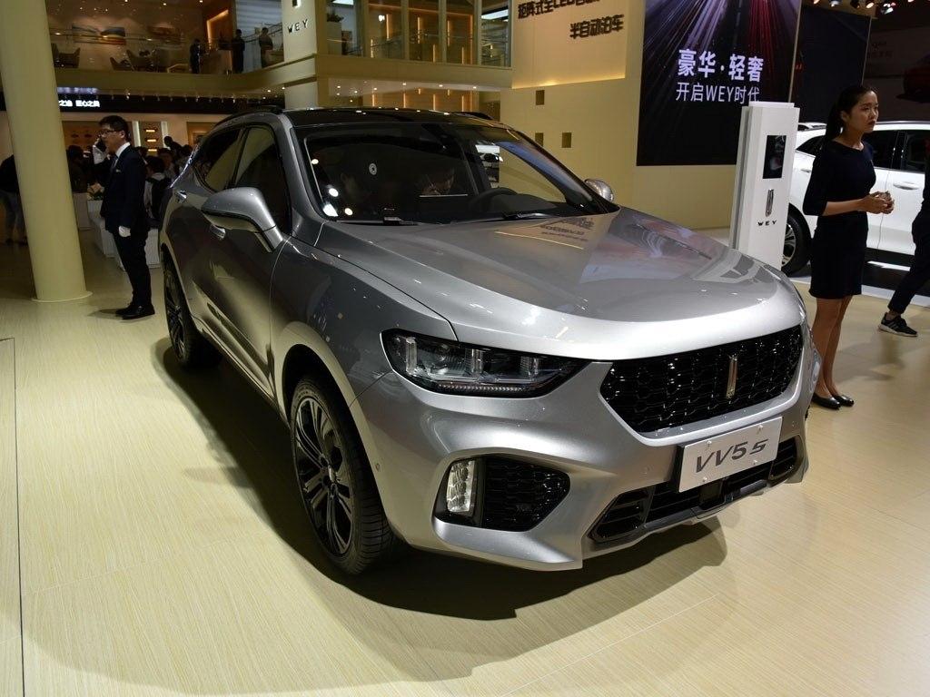 ▌外观时尚运动长安wey-vv5这款suv外观设计和vv7区别不是很大,但是