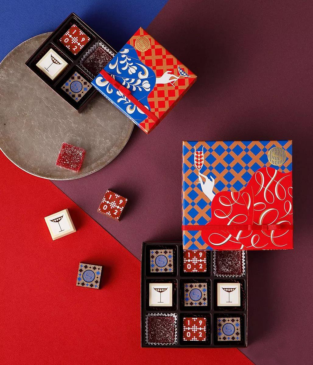 日本资生堂(shiseido)巧克力礼盒包装设计