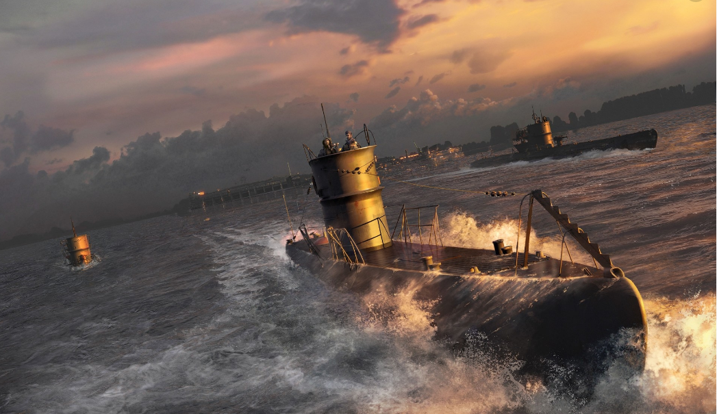 二战时,一艘德国u型潜艇被谢尔曼坦克"击中",且还是在大海上|潜艇