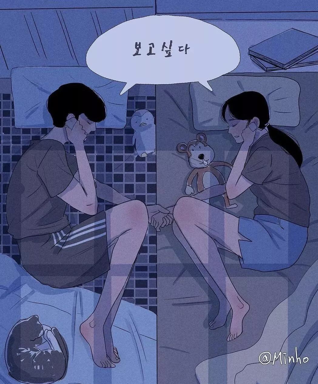 韩国插画师myeong图片