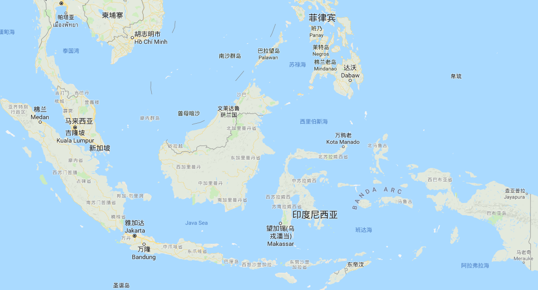 印尼巴淡岛地图图片