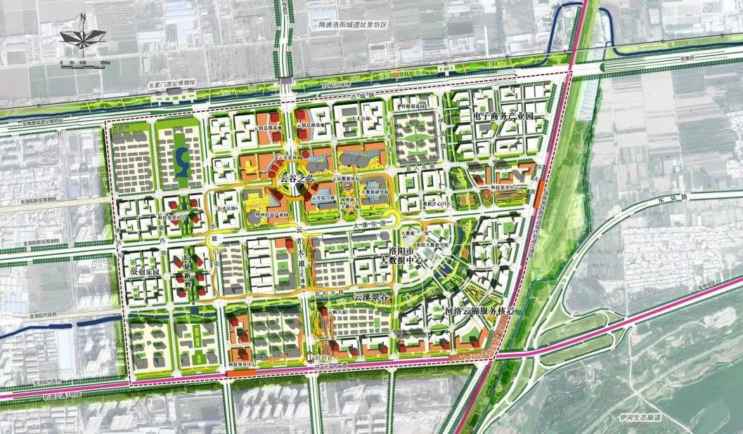 洛阳要建一大型产业园,选址,规划图亮相.