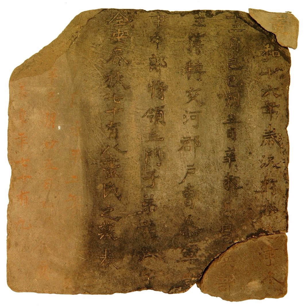 墓砖刻字也可以具有妙笔神韵,"高昌墓表砖文"书法欣赏