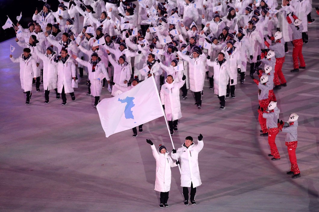 韩国冬奥会开幕式图片