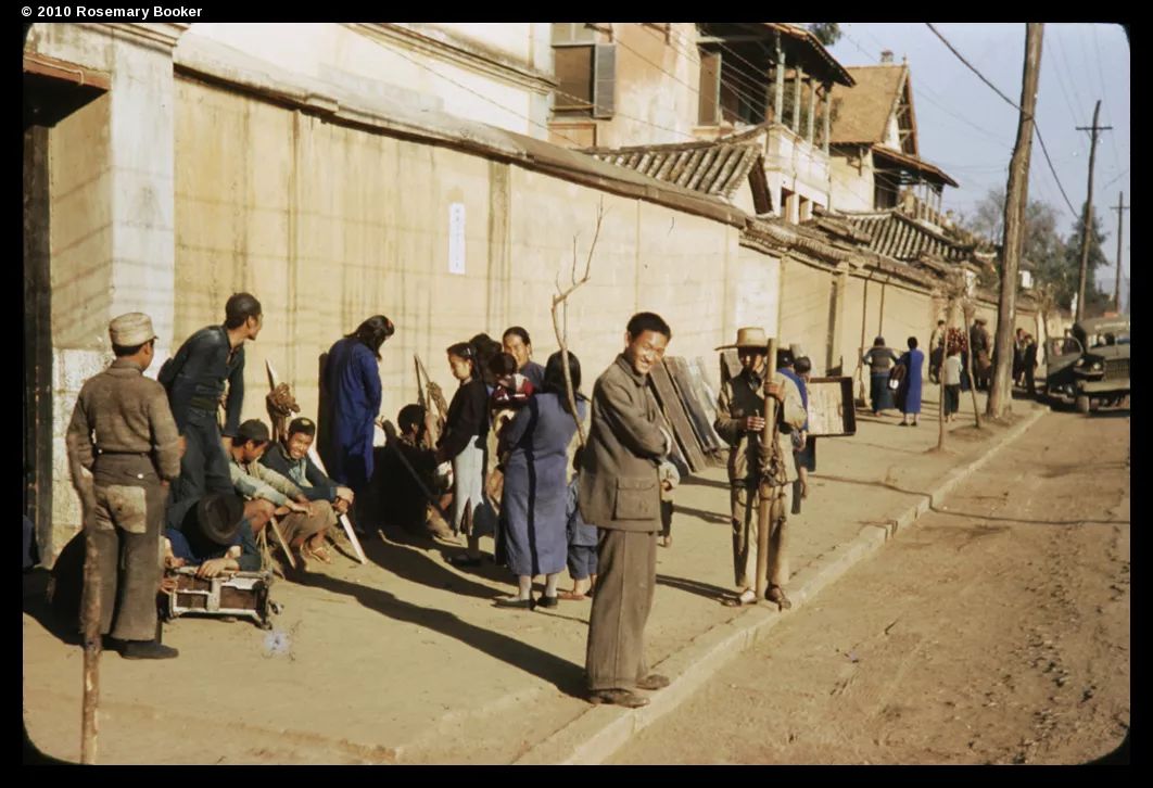 英国空军少将拍摄的1945年中国彩照