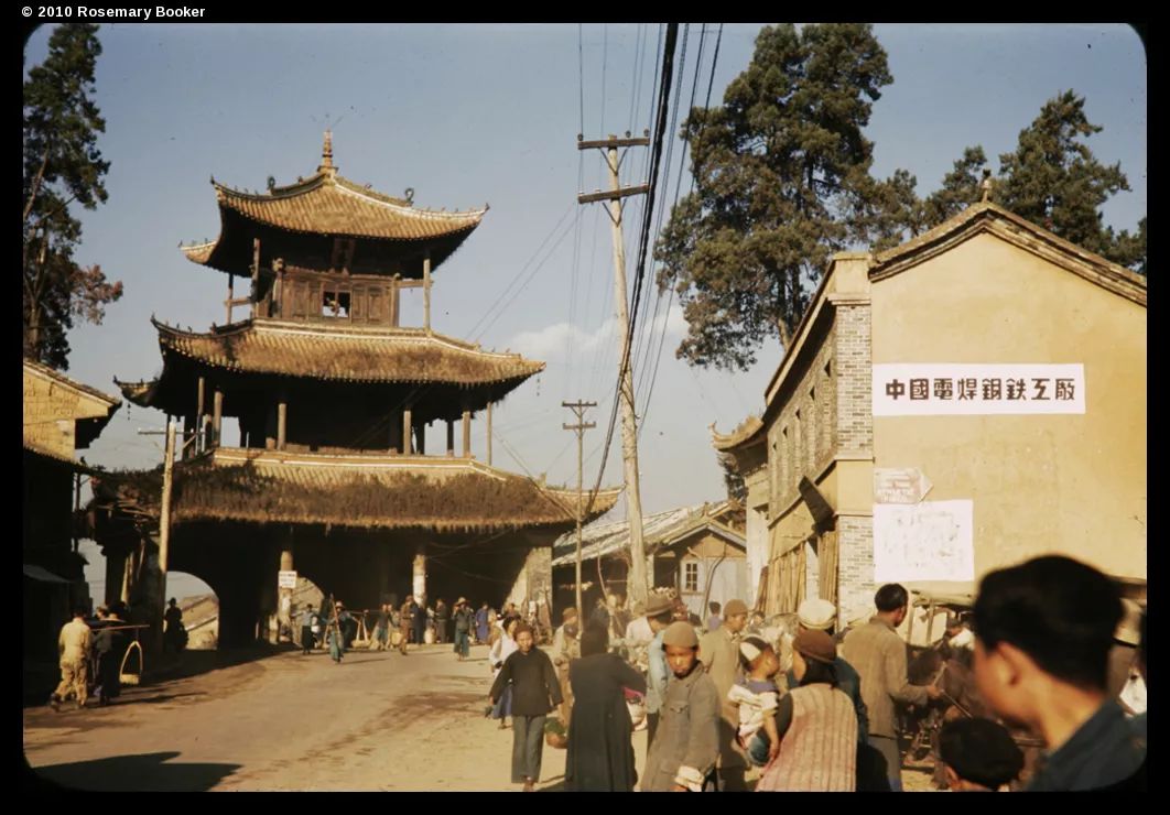 英国空军少将拍摄的1945年中国彩照