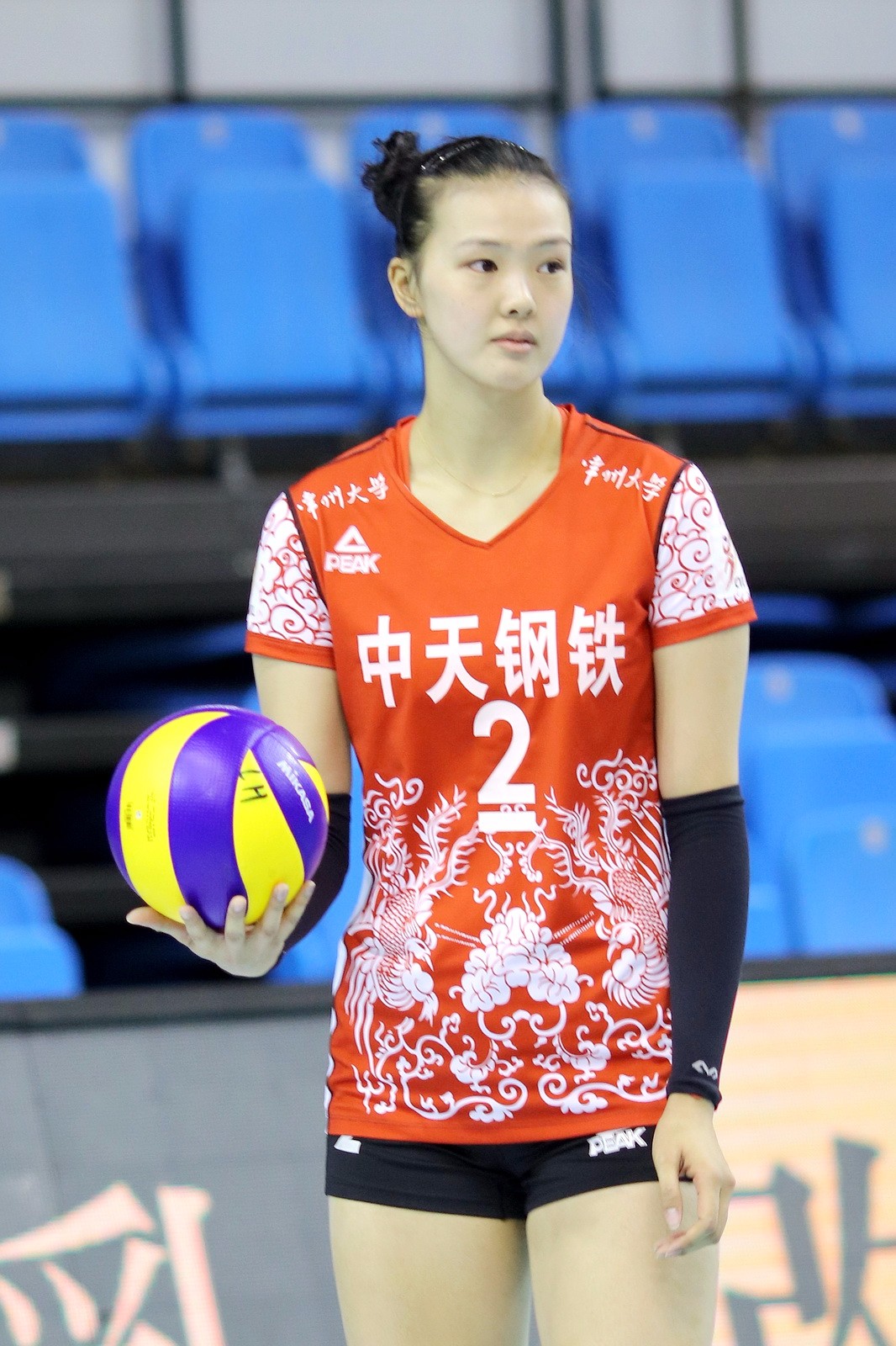 2017-2018排超联赛河南女排对江苏女排比赛图