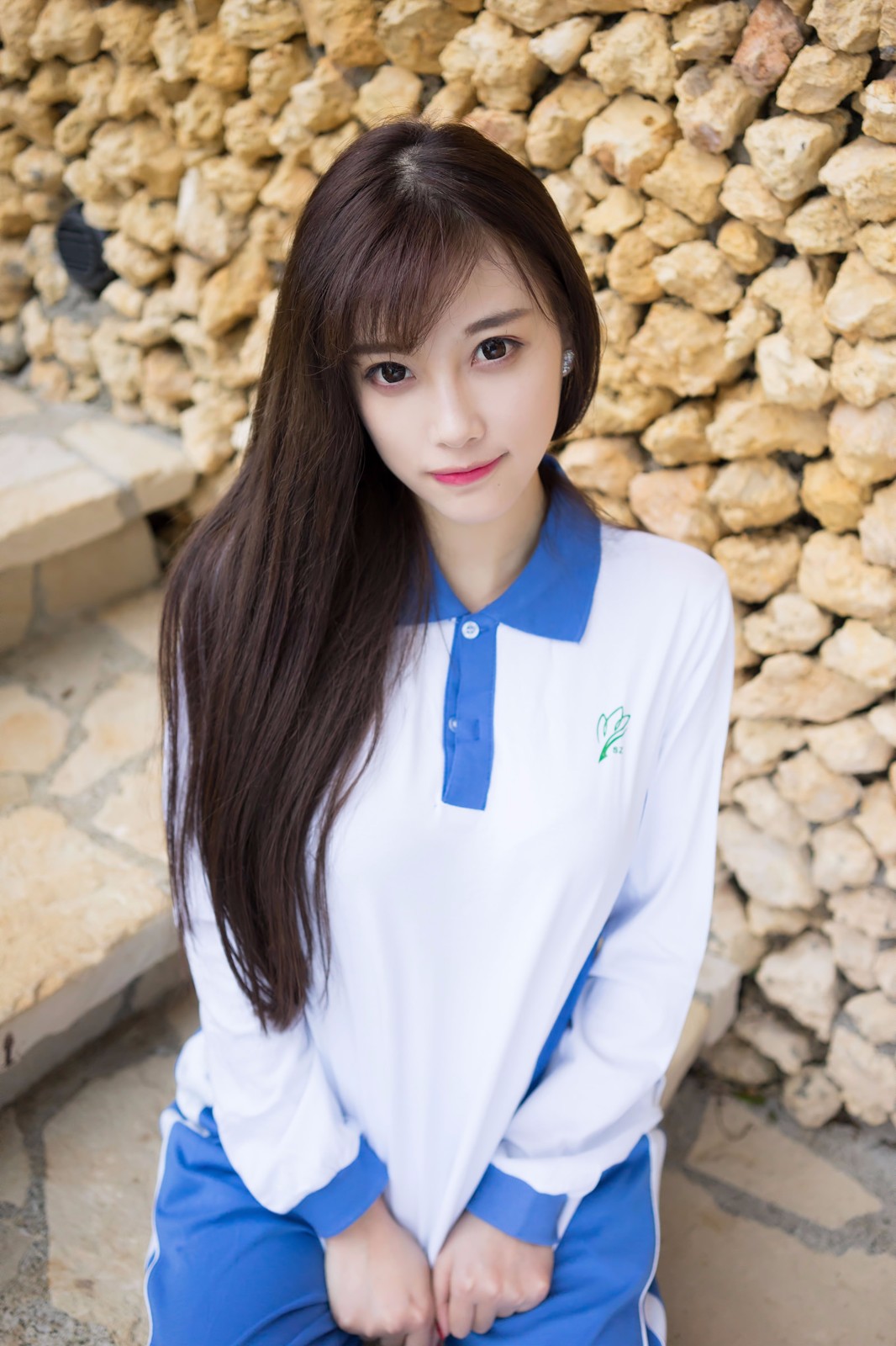 小费美图校服可爱甜美少女sugar小甜心清纯学生妹