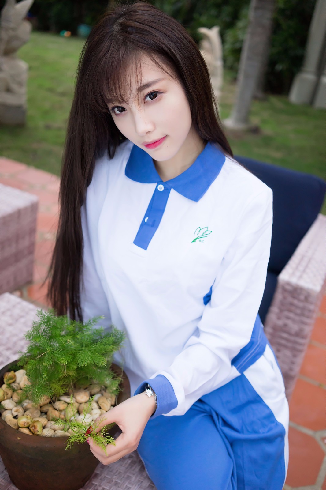 小费美图校服可爱甜美少女sugar小甜心清纯学生妹