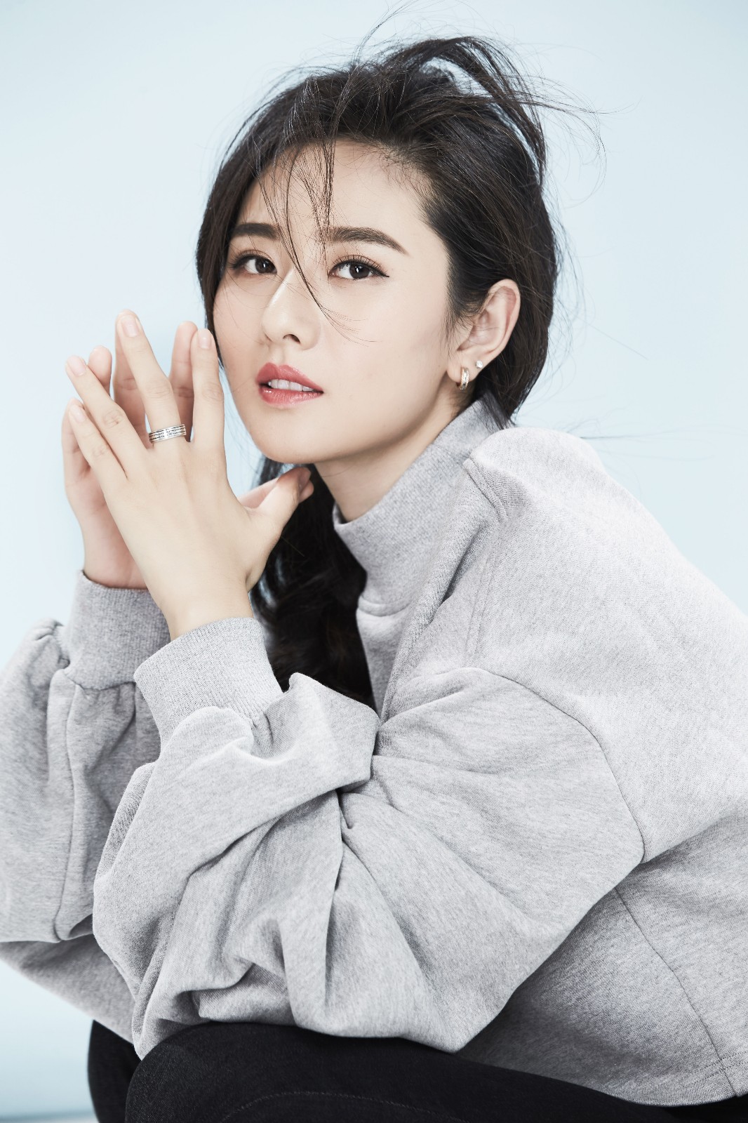 苗青冬日写真温暖曝光暖色调尽显大气甜美